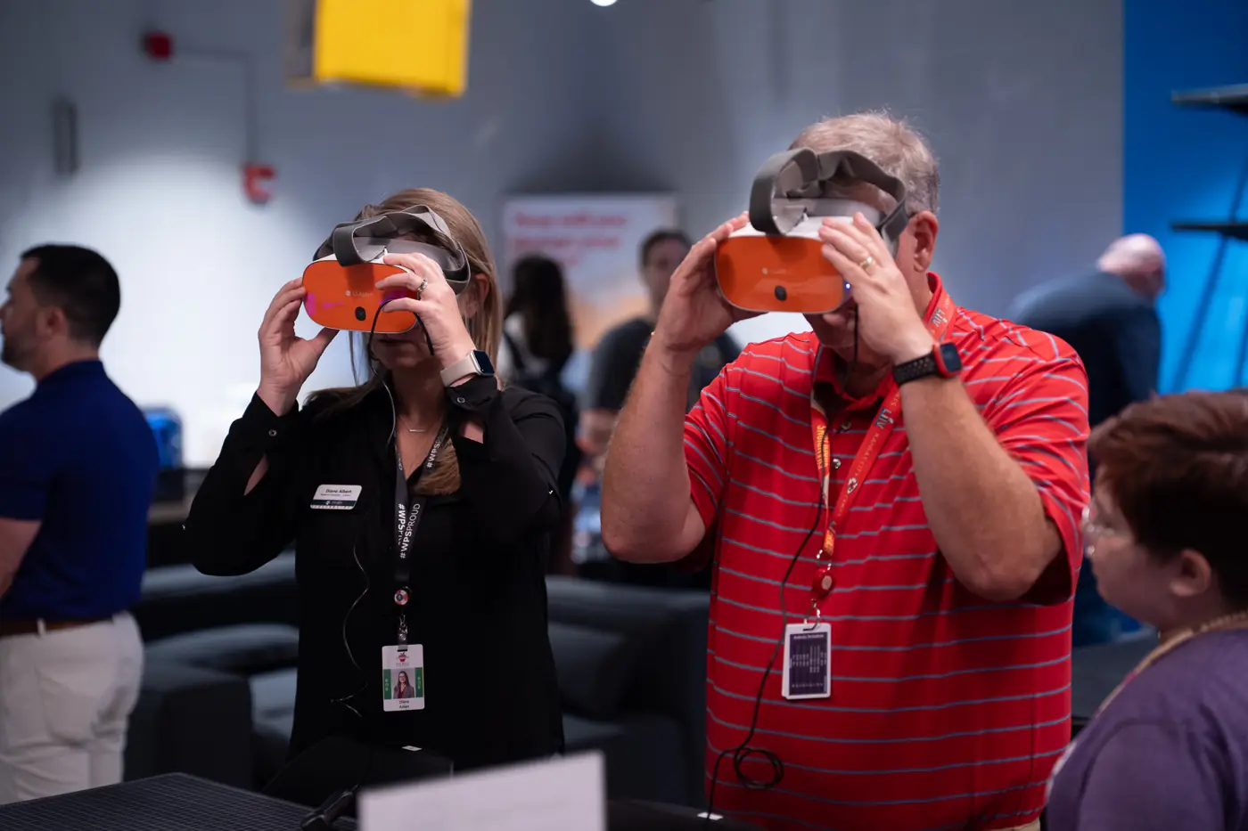 Students and staff in the Verizon Innovative Learning Lab at Brooks, photo 40 of 59
