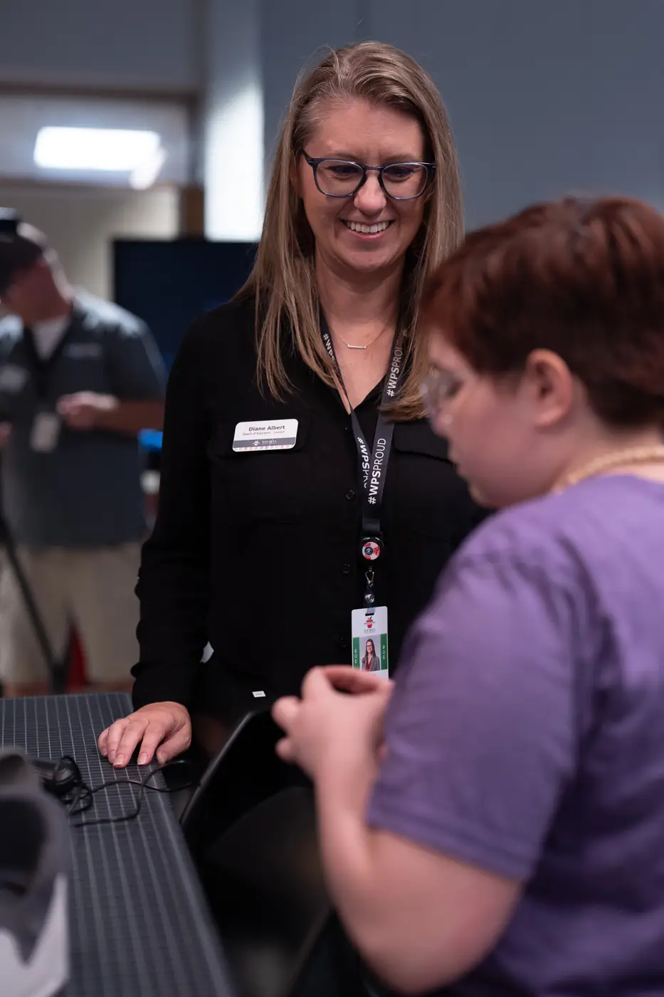 Students and staff in the Verizon Innovative Learning Lab at Brooks, photo 42 of 59