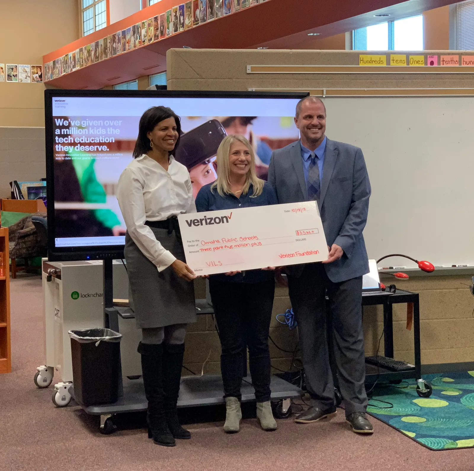 Verizon Innovative Learning Schools announcement at Omaha Public Schools