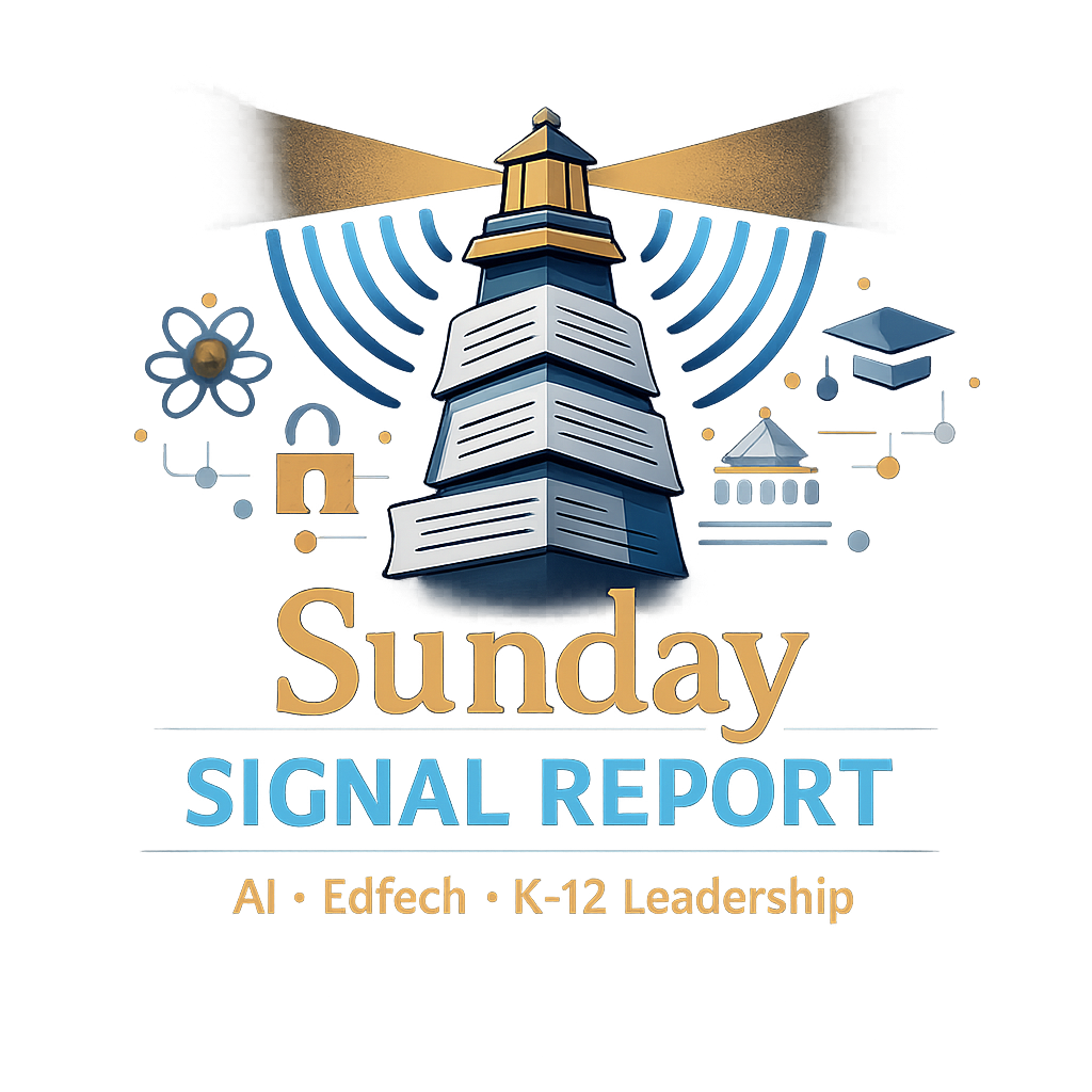 Sunday Signal Report newsletter artwork